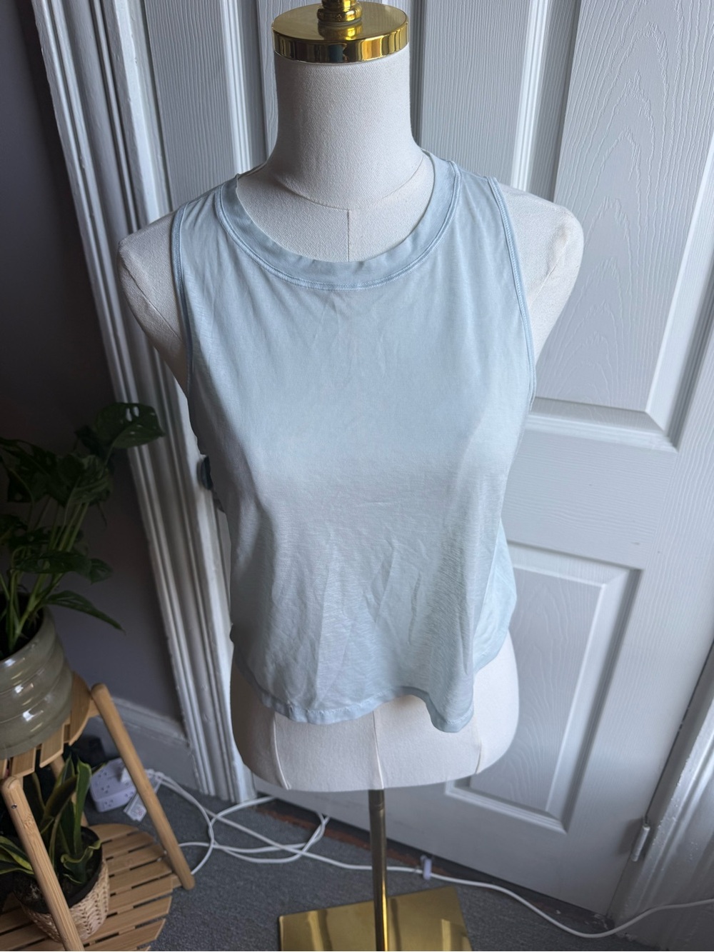 Athleta Pale Blue Crewneck Tank
